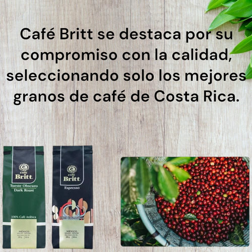 Cafe Britt Combo 2 Paquetes Cafe Espreso Y Tueste Oscuro