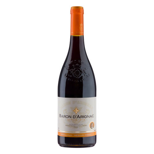 Imagem 1 de 2 de Vinho Francês Tinto Suave Baron D'Arignac Garrafa 750ml