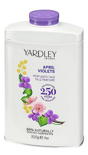 Talco Perfumado Yardley London April Violets 7 Oz