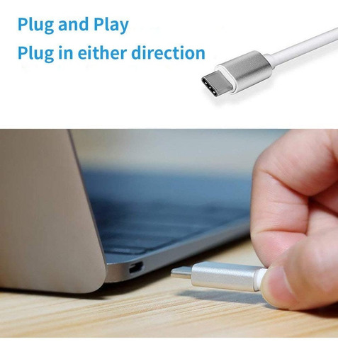 Imagen 6 de 10 de Adaptador Usb C Hub Dex Mode Mac Macbook Air Pro Hdmi 4k