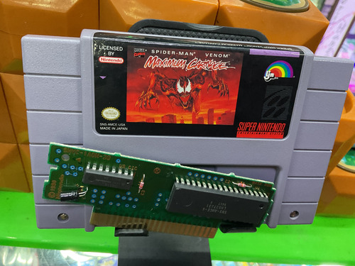 Spiderman And Venom Maximum Carnage Snes Original (Reacondicionado)