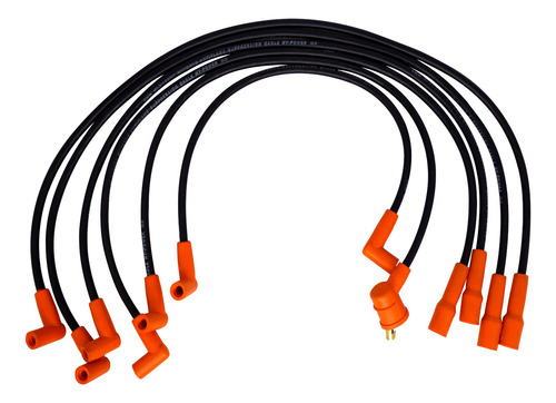 Jgo Cables Bujía Silicon Para Ford Ranger 2.3l 4cil 1987 Negro