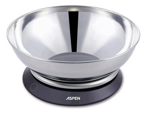 Balanza De Cocina Aspen Bc-210 Digital Recipiente Acero Capacidad máxima 3 kg