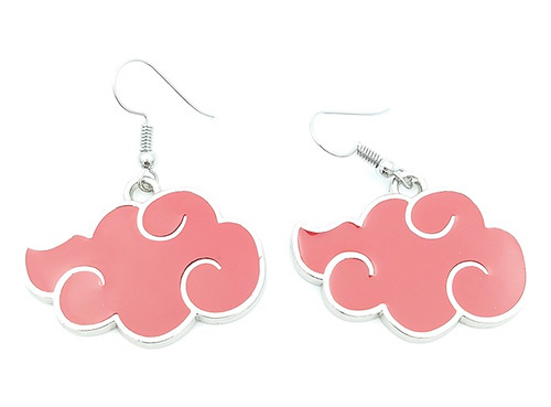 Aretes Nube Akatsuki Naruto Anime De Colección