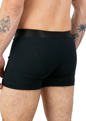 Imagen 3 de 3 de Boxer Con Abertura Algodon Con Elastano Newman