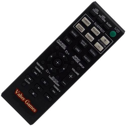 Controle Remoto Aparelho De Som Sony Ss-shake5