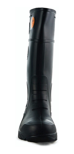 Bota Bata Titanium Pvc Hule Negra Casquillo Industria Lluvia