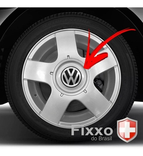 Imagem 2 de 2 de 4 Calotas Miolo Roda Original Vw Golf 99 A 2007 Sapão Bora