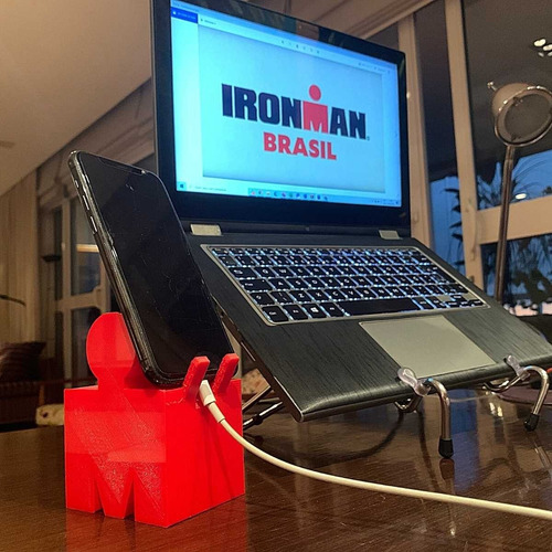 Imagem 4 de 4 de Suporte Para Celular Smartphone Universal Ironman Brasil