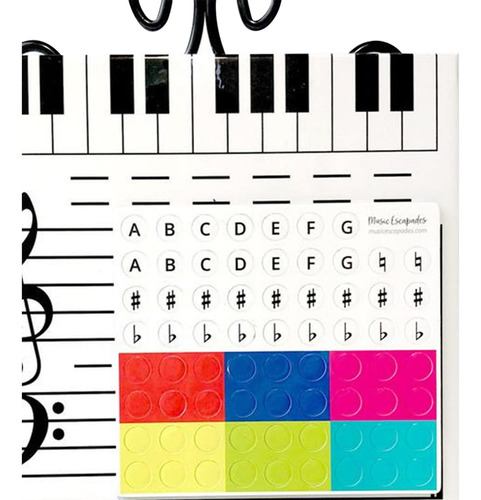 Pizarra Blanca Magnética Para Escribir Símbolos Musicales,