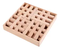 Comprar Wooden Building Blocks Puzzle Toys For Boys Girls Style A