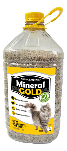 Mineral Gold Arena Pack 4 Bidones X 5k +varita Juguete Regal