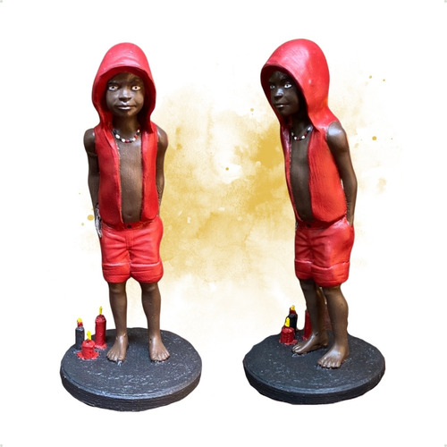 Exu Mirim (r) 22cm - Resina - Umbanda Candomble