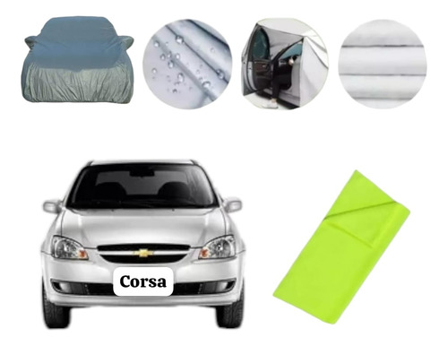 Pijama Forro Carro Chevrolet Corsa Sedan Cobertor Premium