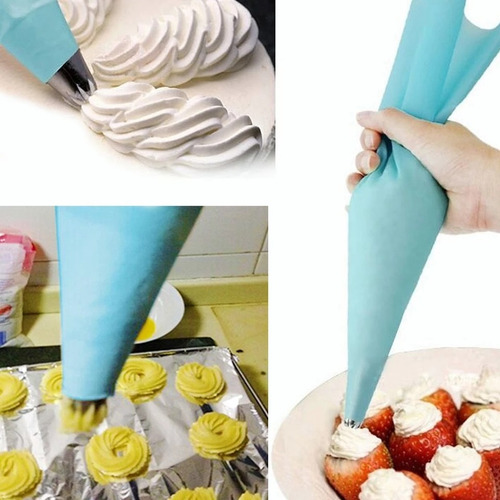 Imagen 5 de 8 de Kit Manga Pastelera Con 6 Duyas Y Cople 35 Cm