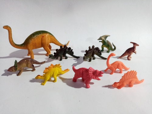 Bootleg Dinosaurios Lote 10 Figuras Varias Escalas (Usado)