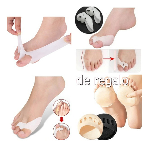 El Par  Corrector De Juanetes   Silicona  Hallux Valgus