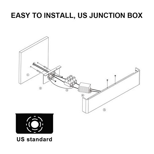 Lampara Led Pared Para Luz Blanca Natural Watts Volts Fm