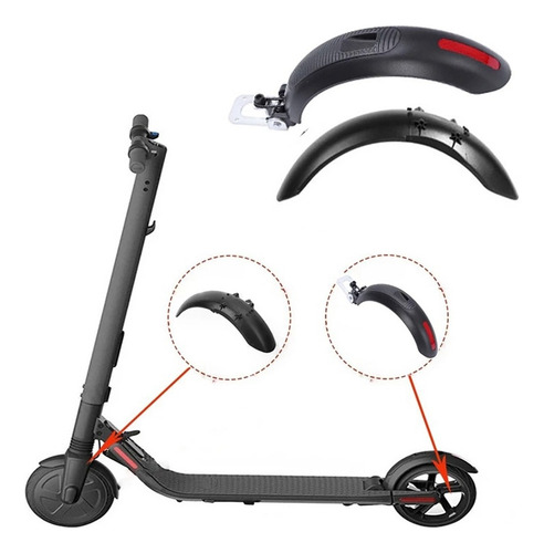 Juego De Guardabarros Delantero Trasero Para Ninebot Es1 Es2