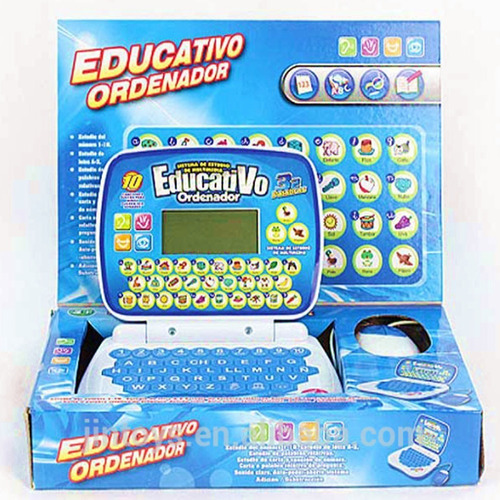 Mini Computador Didactico Educativo Niños Niñas 2 Idiomas