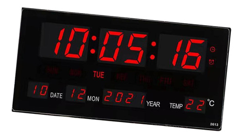 Despertadores Calendario Pantalla Led Oficina Con