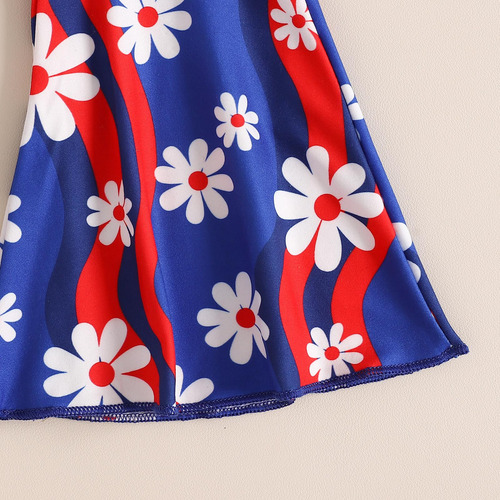Pantalones De Verano Para Niñas Con Estampado De Flores Para