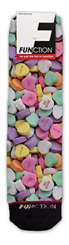 Function Calcetín De Moda Con Corazones De Caramelo Del Día