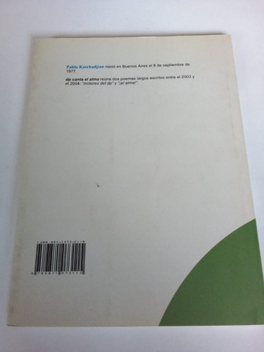 Dp Canta El Calma - Katchadjian - Vox, 2004