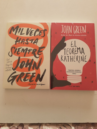 Libros De John Green. Mil Veces Hasta Siempre Más Teorema Ka