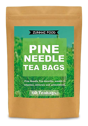 Pine Needle Tea Bags, 60 Teabags, Pine Needles Herbal Tea