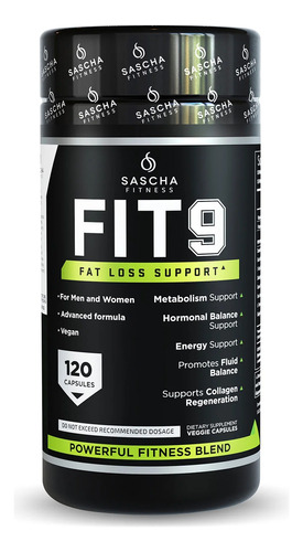 Sascha Fitness Fit 9 120 Capsulas Fit9 Sf Tg1