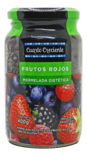 Mermelada Diet Frutos Rojos X400 Gr - Cuarto Creciente 