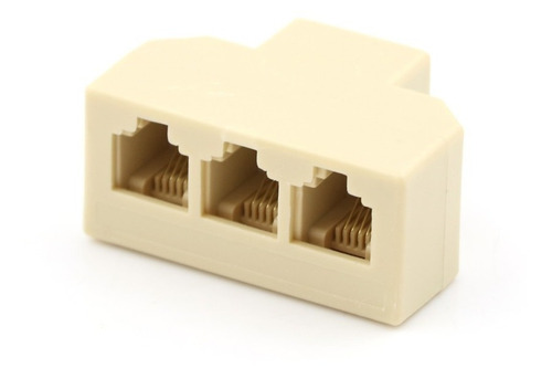 Extensor Triplex Rj11 Adsl De 1 Entrada A 3 Salidas