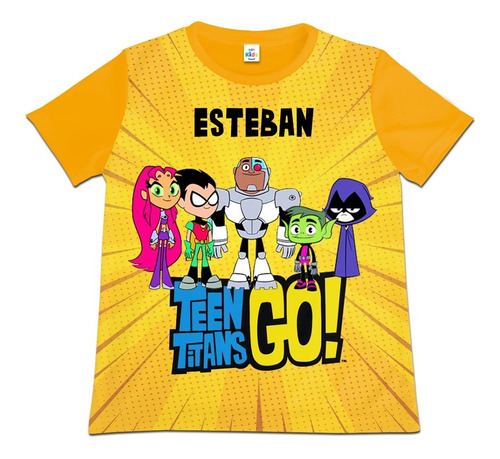 Franela Camisa Niño Teen Titans Go En Poliester