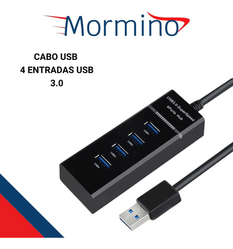 Base Suporte Notebook Até 15,6' 1 Cooler Fan Usb Com Hub