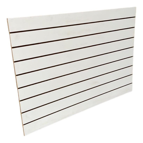 Panel Ranurado Blanco Mdf 18mm Nuevos 