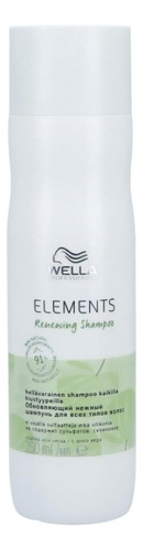 Shampoo Sin Sulfatos Para Cabello Seco Wella Elements 250 Ml
