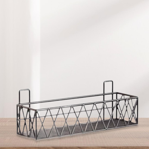 Estante De Pared Para Baño, Estante Colgante De L Negro