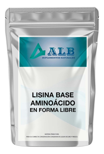 Lisina De Max Pureza Amino Libre En Polvo 100 Gr Alb Sabor Característico