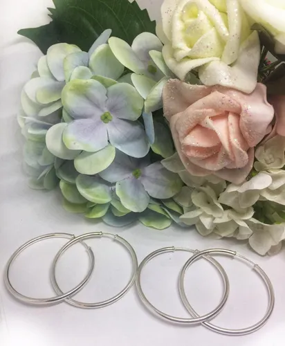 Candongas, Aretes Clasicos Plata Ley 925 Topos Dama, Mujer