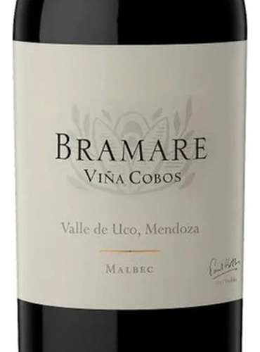 Pack De 12 Vino Tinto Bramare Valle De Uco Malbec 750 Ml