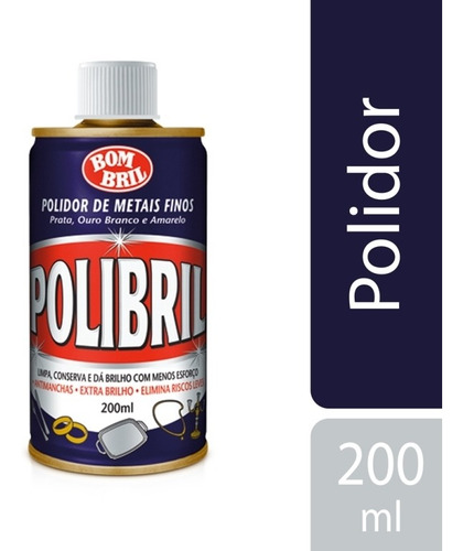 Imagem 1 de 1 de Polibril Metais Brancos 200ml