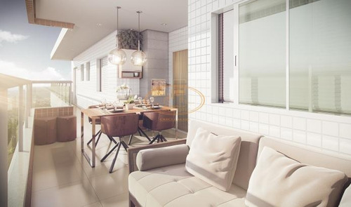 Apartamento Com 2 Dormitório(s) Localizado(a) No Bairro Canto Do Forte Em Praia Grande / Praia Grande - 6185