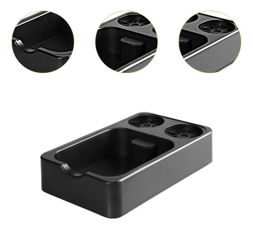Caja Organizador Del Café De La Estación De Tampas Negro