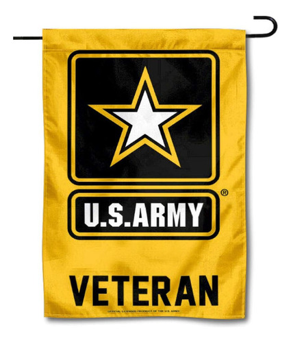 Army Black Knights Veteran Garden Flag