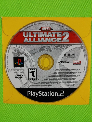 Marvel Ultimate Alliance 1 & 2 Bundle Playstation 2 Original