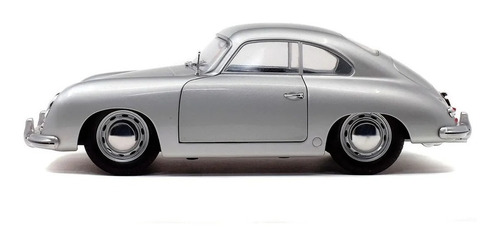 Porsche 356 Pre A 1953 Escala 1:18 Solido Plata Color Plateado