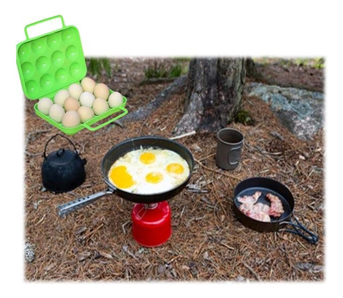 Porta Huevos Portatil Capacidad 12 Unidades /camping Picnic