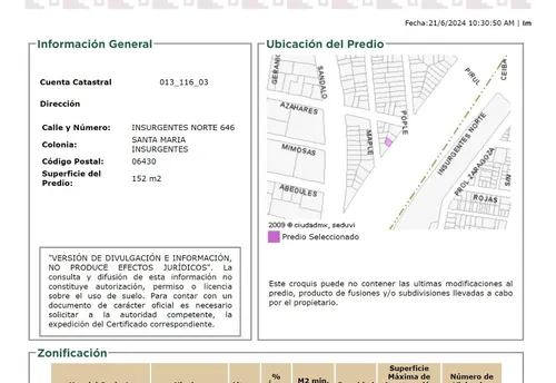 Venta De Casa / Avenida Insurgentes Norte, Número 646, Santa María Insurgentes, Cuauhtémoc, Cdmx / Cm1- Ru 167