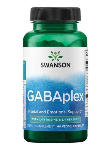 Gabaplex Con L-tyrosine &l-theanine 60capsulas  Swanson